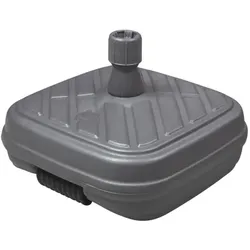 Doppler Design-Füllsockel mit Rolle 50 Liter - befüllbar mit Wasser oder Sand,anthrazit,