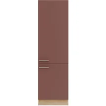 OPTIFIT Hochschrank Bari 60 x 60 x 206,8 cm Rostrot/Eiche