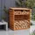 MCW Brennholzlager MCW-Q16 Holz 121 x 122 x 61 cm Braun