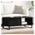 vidaXL Couchtisch Schwarz Eiche 90 x 50 x 36,5 cm