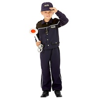 Polizei-Kostüm für Kinder, dunkelblau