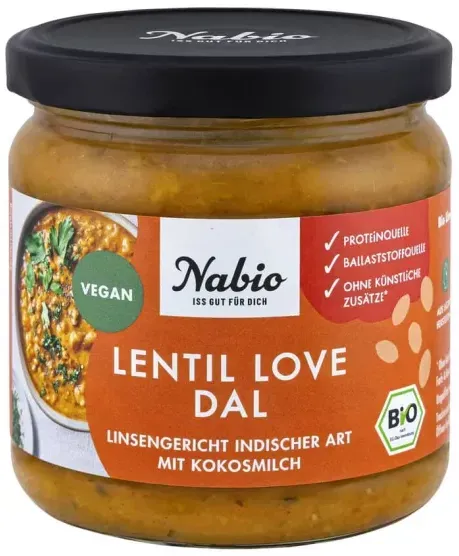 Nabio Fertiggericht Lentil Love Dal bio