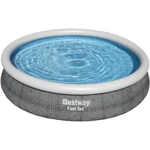 BESTWAY Silas Rundpool Set 366 x 76 cm inkl. Filterpumpe