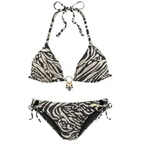 bruno banani Triangel-Bikini in trendigem Animalprint Bruno Banani braun-bedruckt Gr.34 Cup C/D