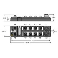 Turck Feldbus-I/O-Modul TBDP-L2-8DIP-8DOP