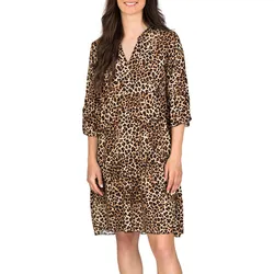 DENIMFY Sommerkleid Damen Knielang A Linie DFFrida S/M