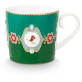 Pip Studio Love Birds Medallion Tasse grün 150ml