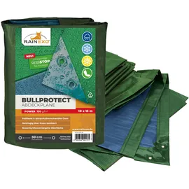 Bio Green Abdeckplane Rainexo, 150 g/m2, 10x15 m, grün/blau
