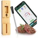 Kabelloses Fleischthermometer, Comius Sharp Smart Digital Bluetooth Fleischthermometer, Instant Read Digital Food Thermometer, Smart APP Control, Küchenthermometer für Braten, Backofen, Grill, BBQ