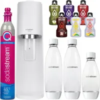 Wassersprudler SodaStream Terra White + 3 Flaschen + Bolero - Weiß