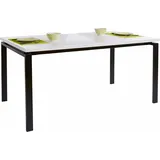 INOSIGN Esstisch, Breite 120 oder 160 cm weiß hochglanz, schwarz),