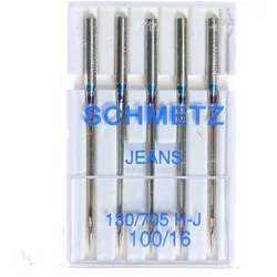 Schmetz Jeans-Nadeln 5er Packung Stärke 100