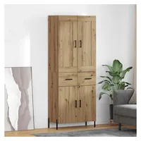 VidaXL Artisan-Eiche Highboard mit Schubladen 2 pcs 80 x