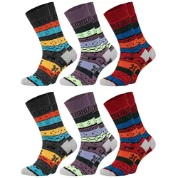 Chili Lifestyle Thermosocken COLOR super warm 6 Paar Baumwolle Weichbund