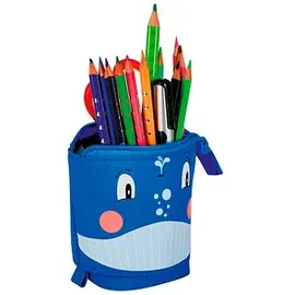 Herlitz Stiftehalter Whale 14,0 x 7,5 x 18,5 cm Blau