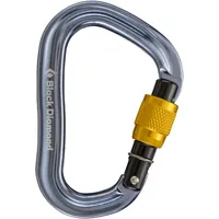Black Diamond Vaporlock Screwgate Snap Hook Grau,Grau