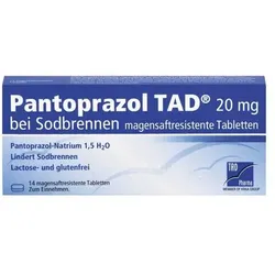 Pantoprazol TAD 20 mg b.Sodbrenn. magensaftresistent Tabletten