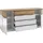 MCA Furniture MCA Sideboard »Dubai«, weiß Matt mit Absetzungen in Eiche
