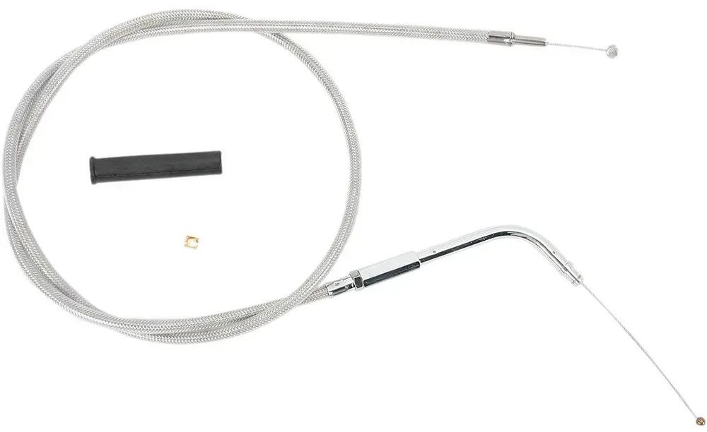 Drag Specialties 46 ́ ́ 5342106b Leerlaufkabel - Stainless Steel - One Size