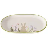 Boltze Home Servierplatte Mehrfarbig, Keramik, 16x2.5x24.5 cm, Tischkultur & Servieren, Servierplatten