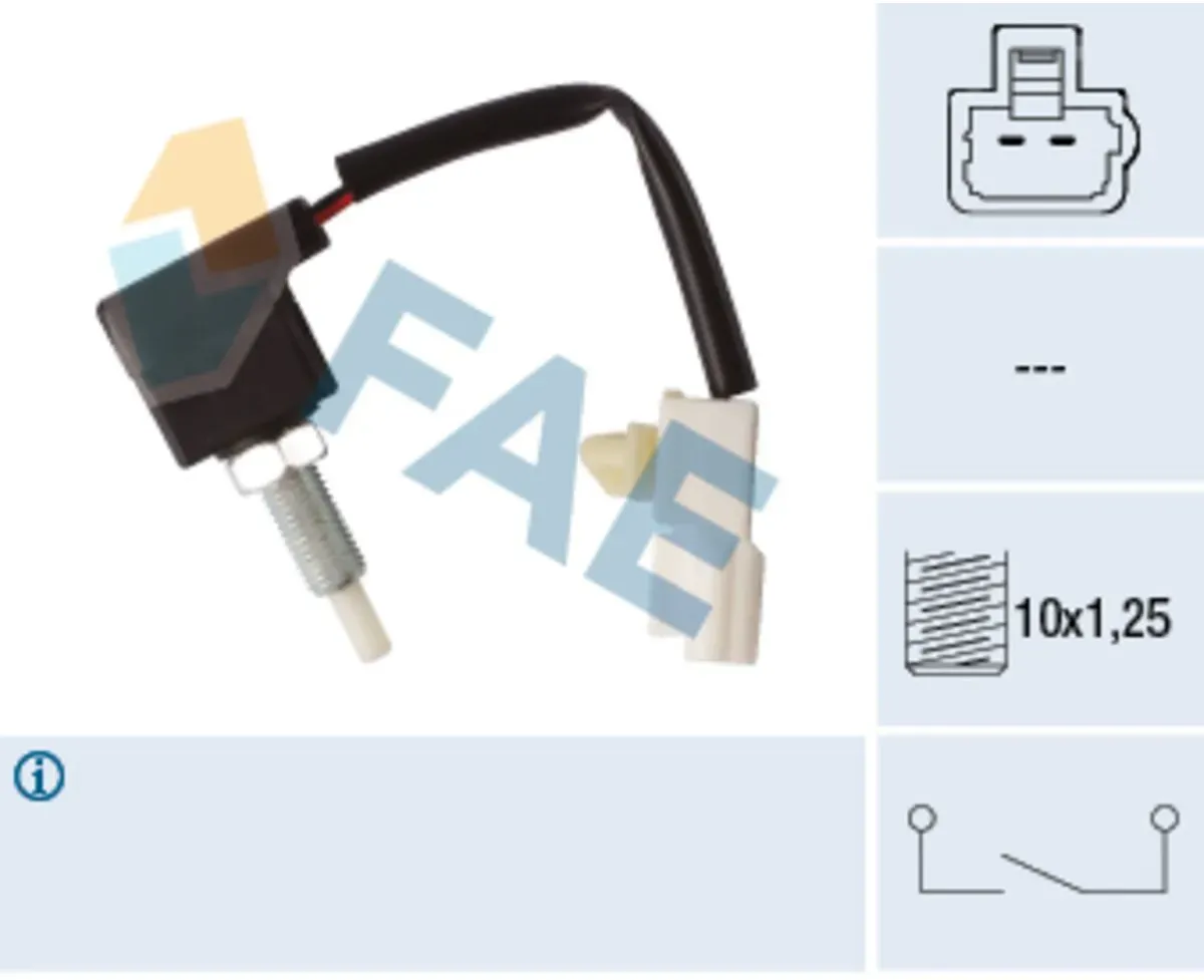 Interruptor, accionamiento de embrague (control de crucero) FAE 24547