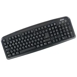 Ultron 76801 Tastatur USB Schwarz