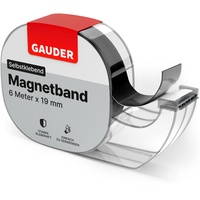 Gauder Magnetband selbstklebend, im Spender, I Magnetklebeband I Magnetstreifen 6 m)