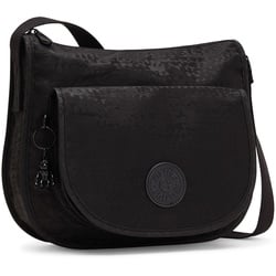 kipling Elevated Jacquard Renia Shoulder Bag Urban Black Jq