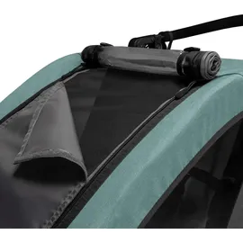 Qeridoo Qupa 1 Plus Kinderfahrradanhänger blau