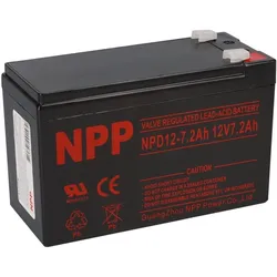 NPP Blei-Akku AGM NPD 12-7,2 12V 7,2Ah zyklenfest