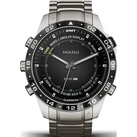 Garmin MARQ Gen2 Aviator Titaniumarmband silber