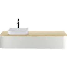 Duravit Happy D.2 Plus 40x40, geschli., o HL, ÜL, HLB, weiß