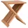 House Nordic Hocker Teak naturbelassen