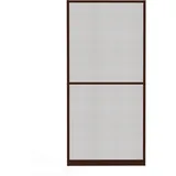 hecht International Fliegengitter Türbausatz Master Slim 100 x 210 cm Braun