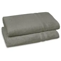 ZOLLNER Saunatuch,, Taupe, 70x180 cm, Oeko-Tex® Standard 100, Freizeit,