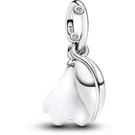 Pandora Charm-Anhänger Silber Schneeglöckchen
