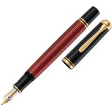 Pelikan Souverän M400 Feder EF (extra-fein), hochwertiger Kolbenfüller im Geschenk-Etui, 818797