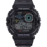 Casio Fishing Timer Mondphasenanzeige - Schwarz