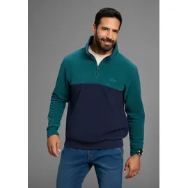 MAN'S WORLD Fleecepullover marine grün M