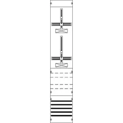 Striebel & John FD19XM1 Zählerfeld ohne Verdrahtung mit Dreipunkt-Befestigung, 9RE 2CPX054193R9999
