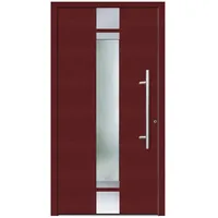 KNOCK Flügelüberdeckende Kunstoff-Haustür »Terra«, purpur - rot