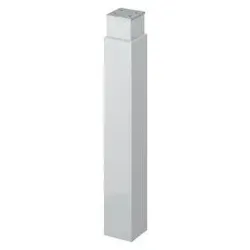 Hubsäule, LegaDrive, 9243046, manuell,Hub 140mm,Aluminium weiß pulverbeschichtet