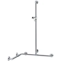 Keuco Plan Care Duschhandlauf mit Brausestange verchromt 1097 x 797 x 1263 mm