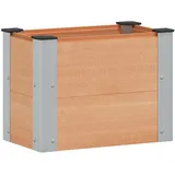 vidaXL Hochbeet 50 x 30 x 36 cm Braun