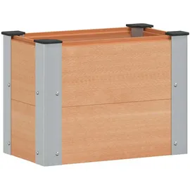 vidaXL Hochbeet 50 x 30 x 36 cm Braun