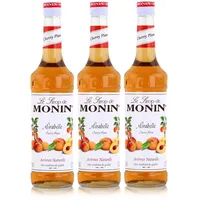 Monin Sirup Mirabelle 700ml - Cocktails Milchshakes Kaffeesirup (3er Pack)