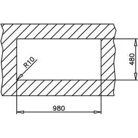 Teka Universe 60 T-XP 11⁄2C 1E Rev Spüle Mit Abtropffläche, Edelstahl