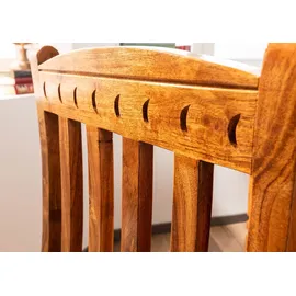 MASSIVMOEBEL24.DE Stuhl Akazie 45x46x97 Honig lackiert Oxford #016