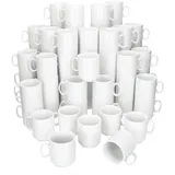 Mambocat Kaffeetasse 0,25 l Weiß 72 St.