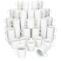 Mambocat Kaffeetasse 0,25 l Weiß 72 St.